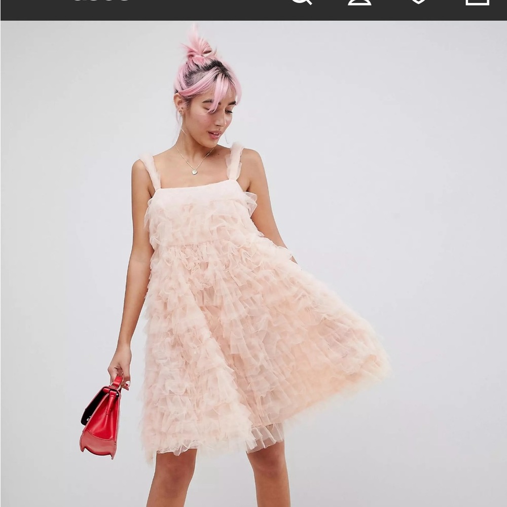 Asos  cold shoulder  hello Kitty dress SIZE 12/14